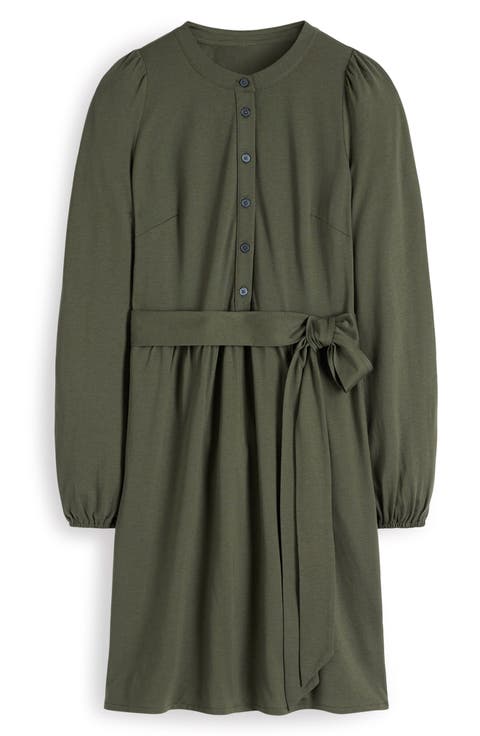 Adele Belted Jersey Dress