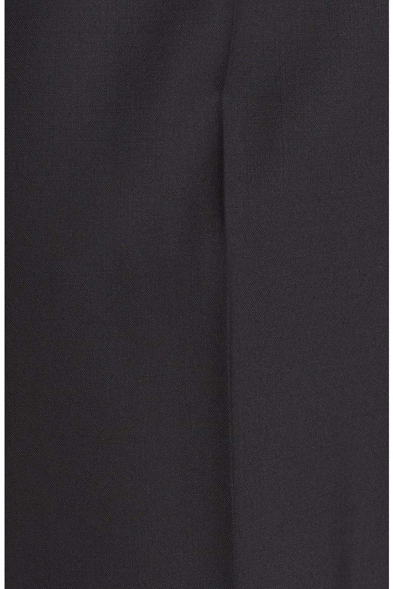 Straight Leg Stretch Wool Pants, Alternate, color, BLACK