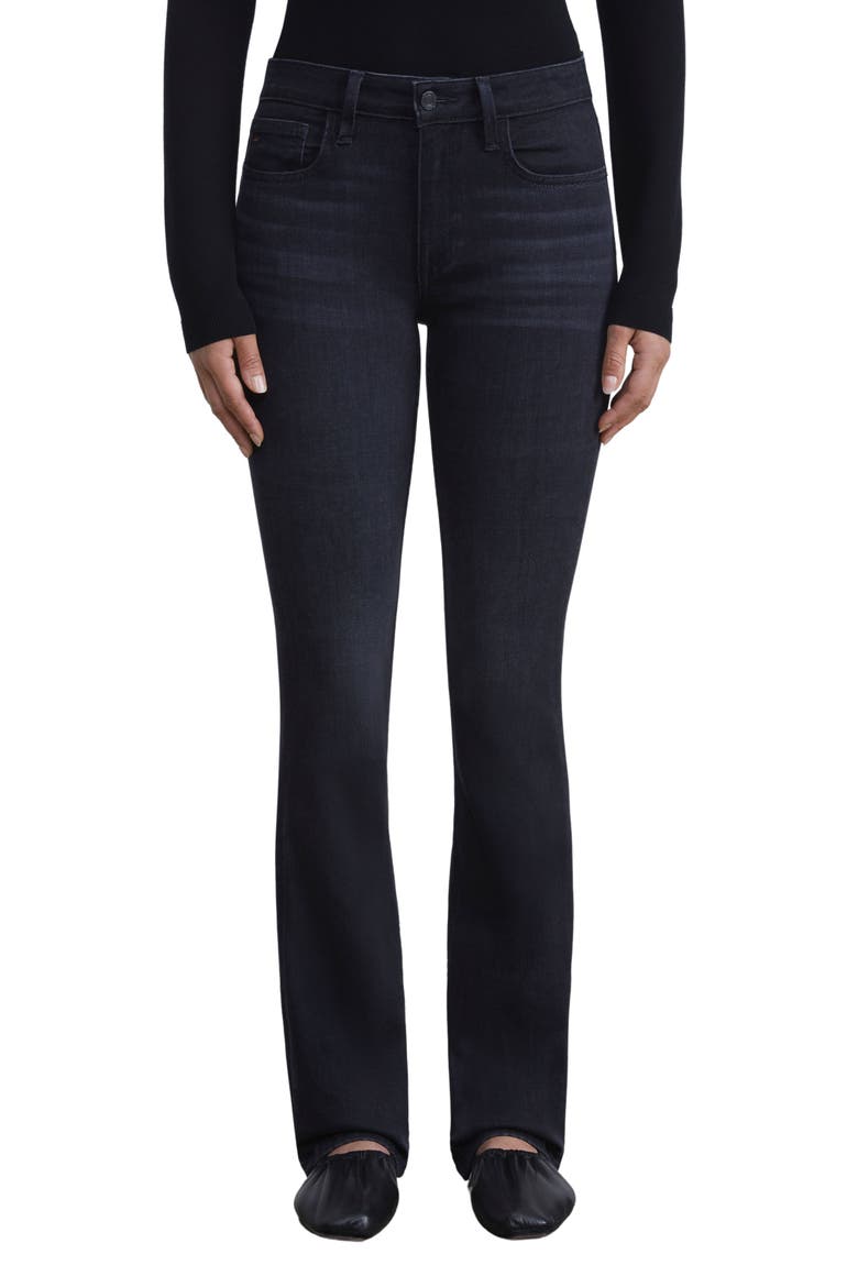 Mercer Kick Flare Jeans, Main, color, WASHED ONYX