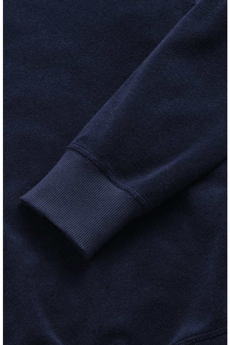 Butch Saltwater Terry Crewneck, Alternate, color, Navy Blazer