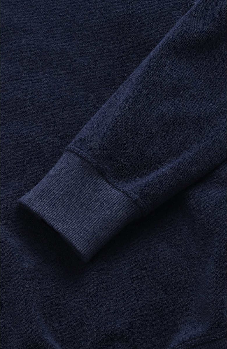 Surfside Supply Co. Butch Saltwater Terry Crewneck, Alternate, color, Navy Blazer