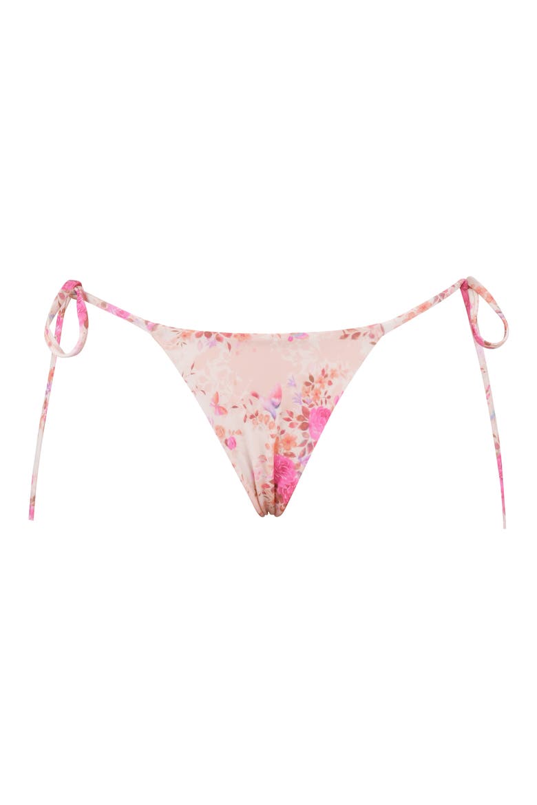 Tahiti Reversible Side Tie Bikini Bottoms, Alternate, color, FLORAL PRINT