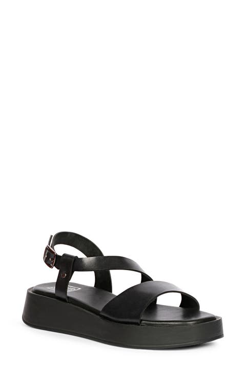 Nasrin Ankle Strap Platform Wedge Sandal (Women)