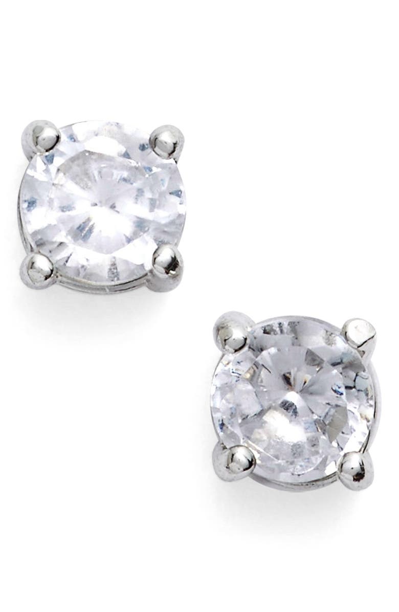 Givenchy Crystal Stud Earrings, Main, color,