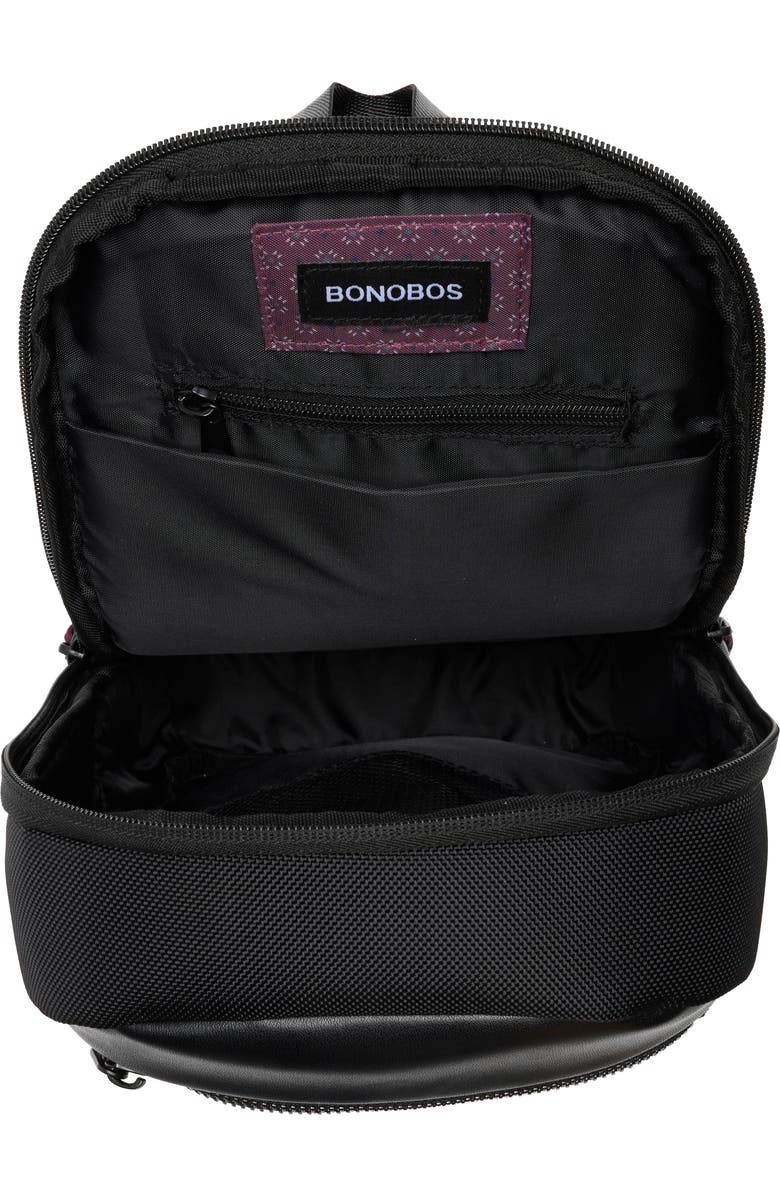 Bonobos Ballistic Sling Bag, Alternate, color, Black