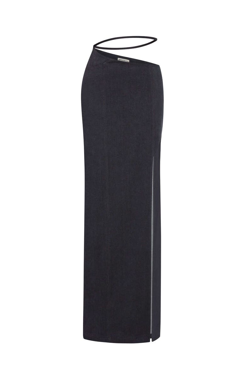 Jendue US Dreams Denim Skirt, Alternate, color, Navy