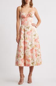 HOUSE OF CB Carmen Bustier Sundress