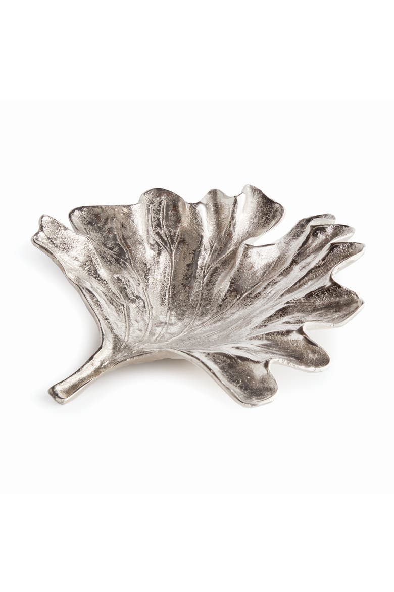 Folia Decorative Tray, Main, color, Silver
