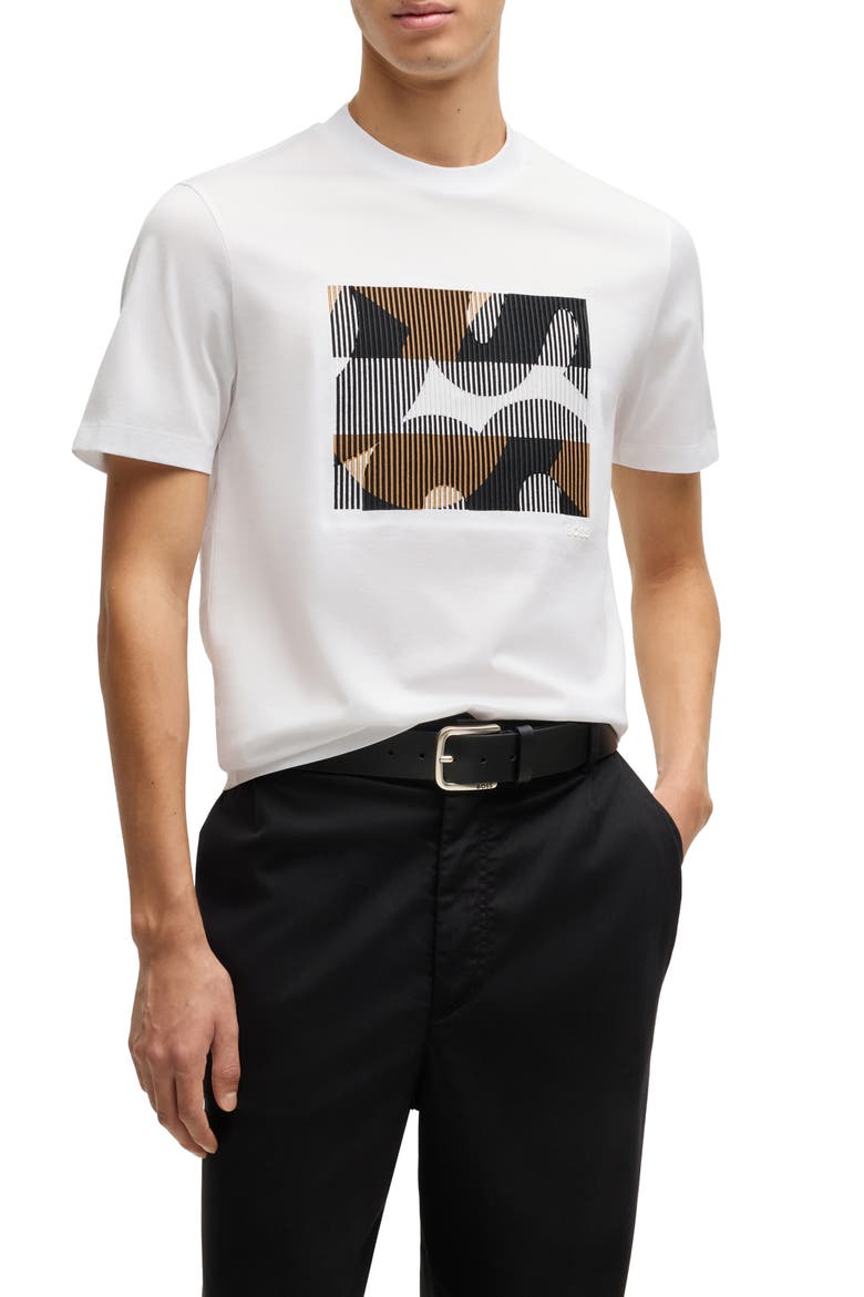 Thompson Logo Graphic T-Shirt, Main, color, WHITE