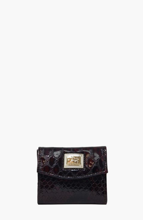 Gallop Mini Patent Leather Wallet 530