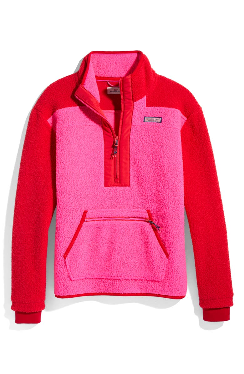 vineyard vines Colorblock Fleece Pullover, Alternate, color,