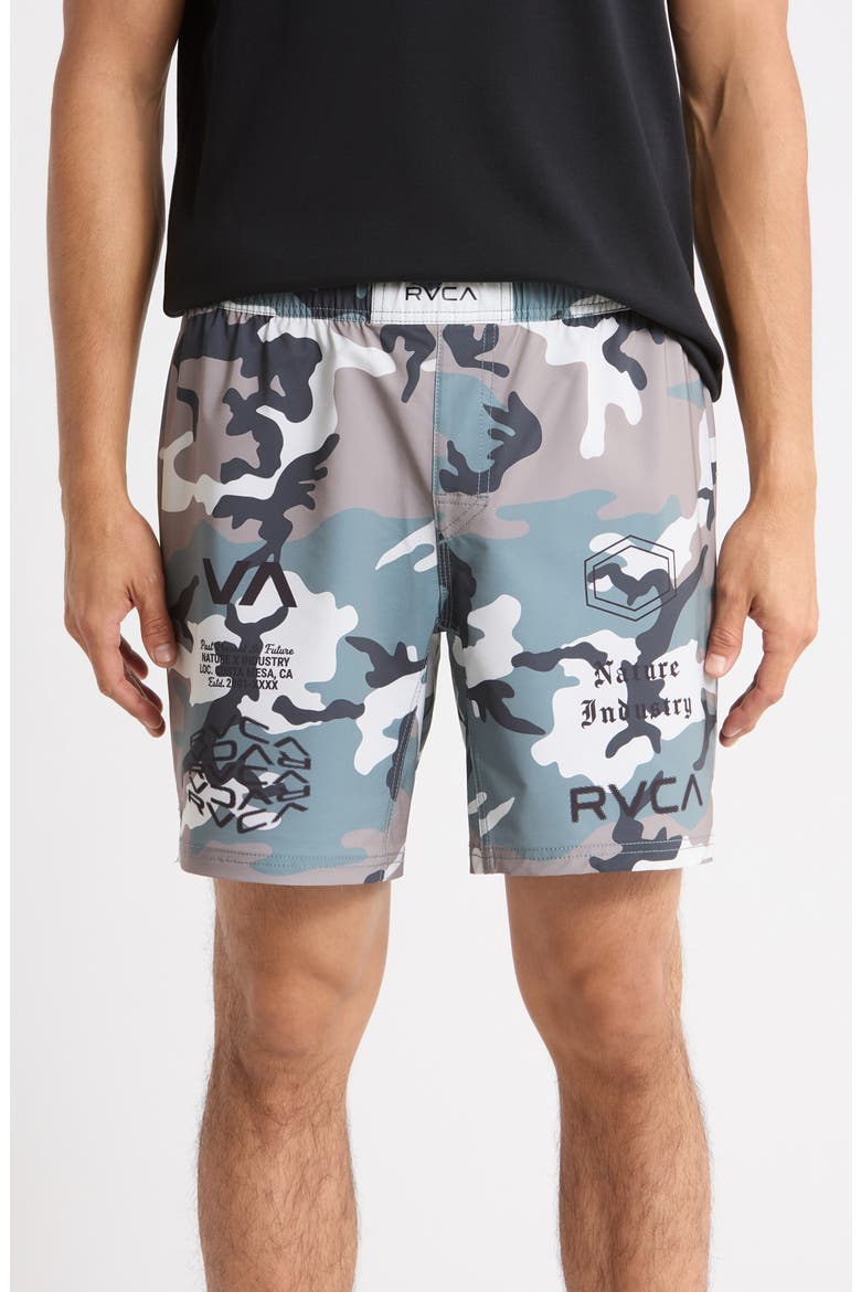 Scrapper II MMA Fighting Shorts, Main, color, CAMOFLAUGE