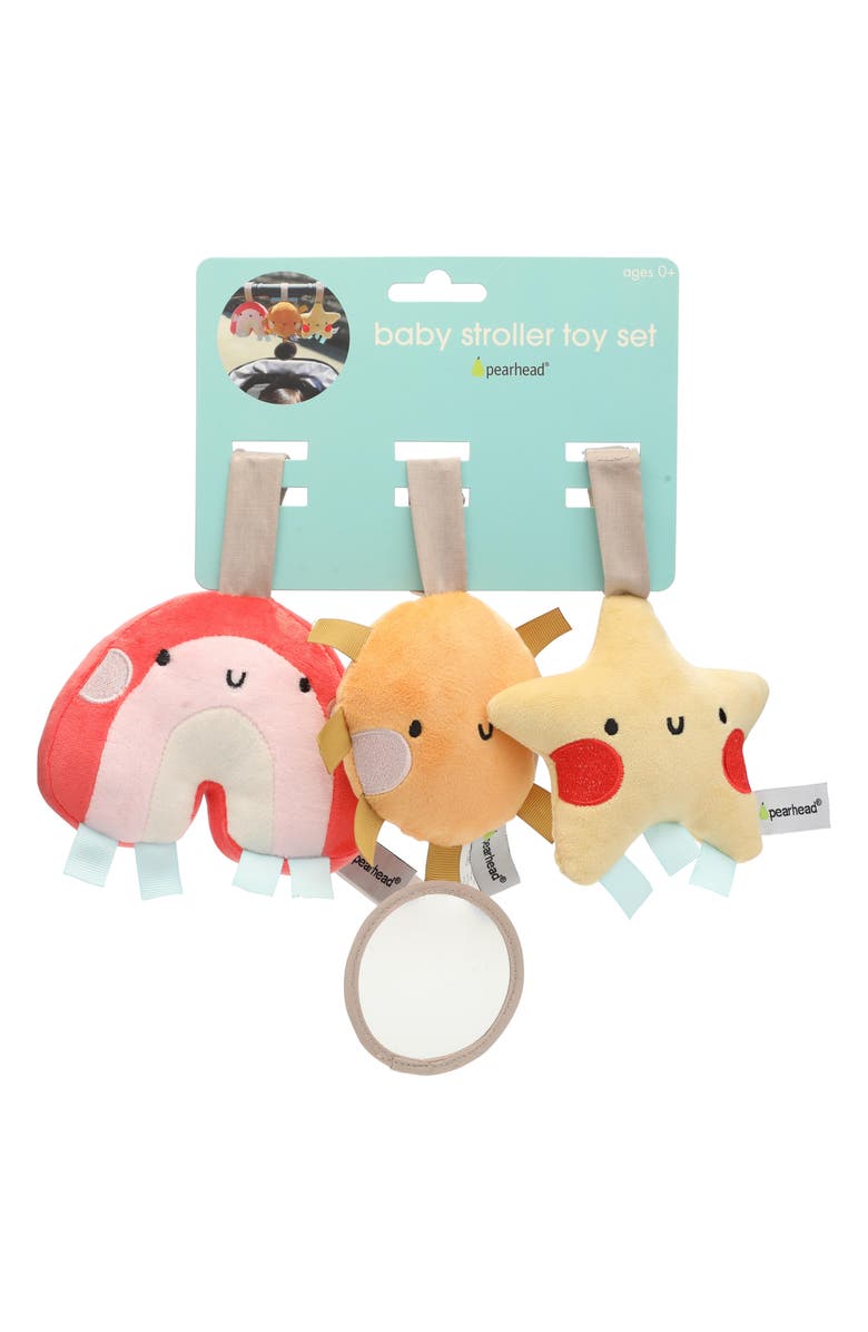 Pearhead Set of 3 Hanging Plush Toys, Alternate, color,