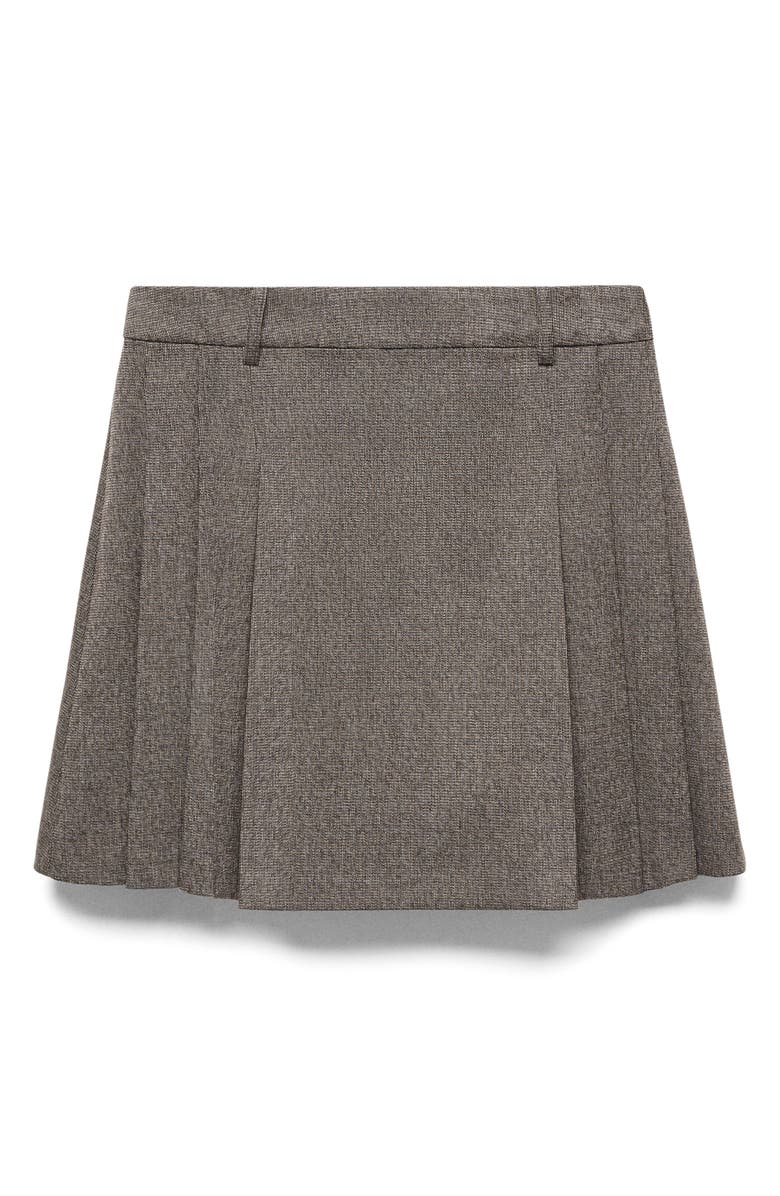MANGO Pleated Miniskirt, Alternate, color, 