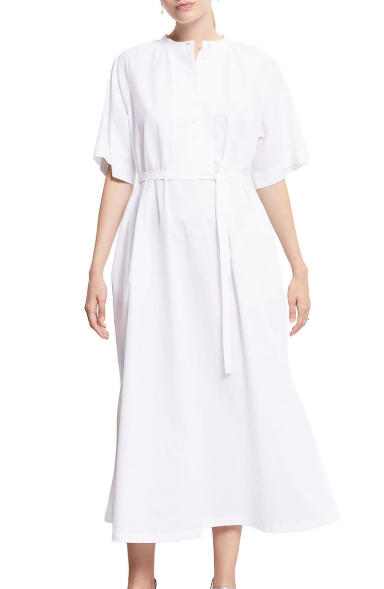 ottod'Ame Poplin  Dress, Main, color, White