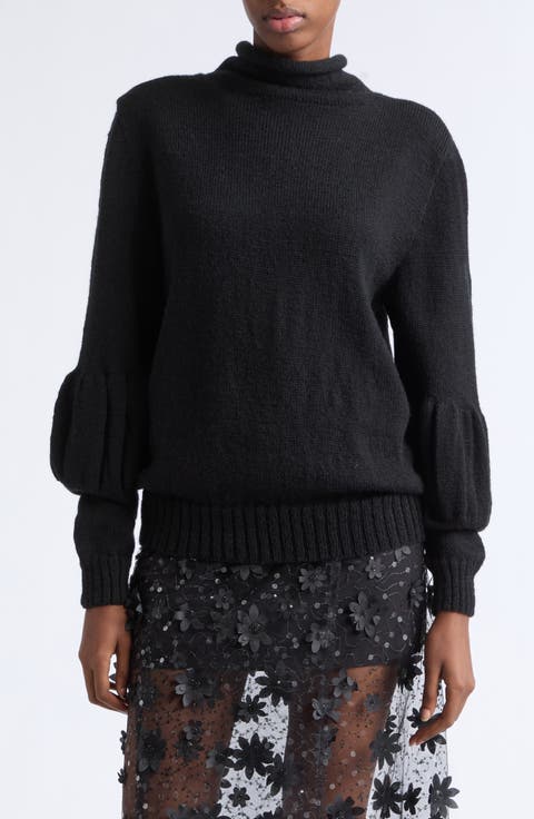 Hand Knitted Norwegian Wool Turtleneck Sweater