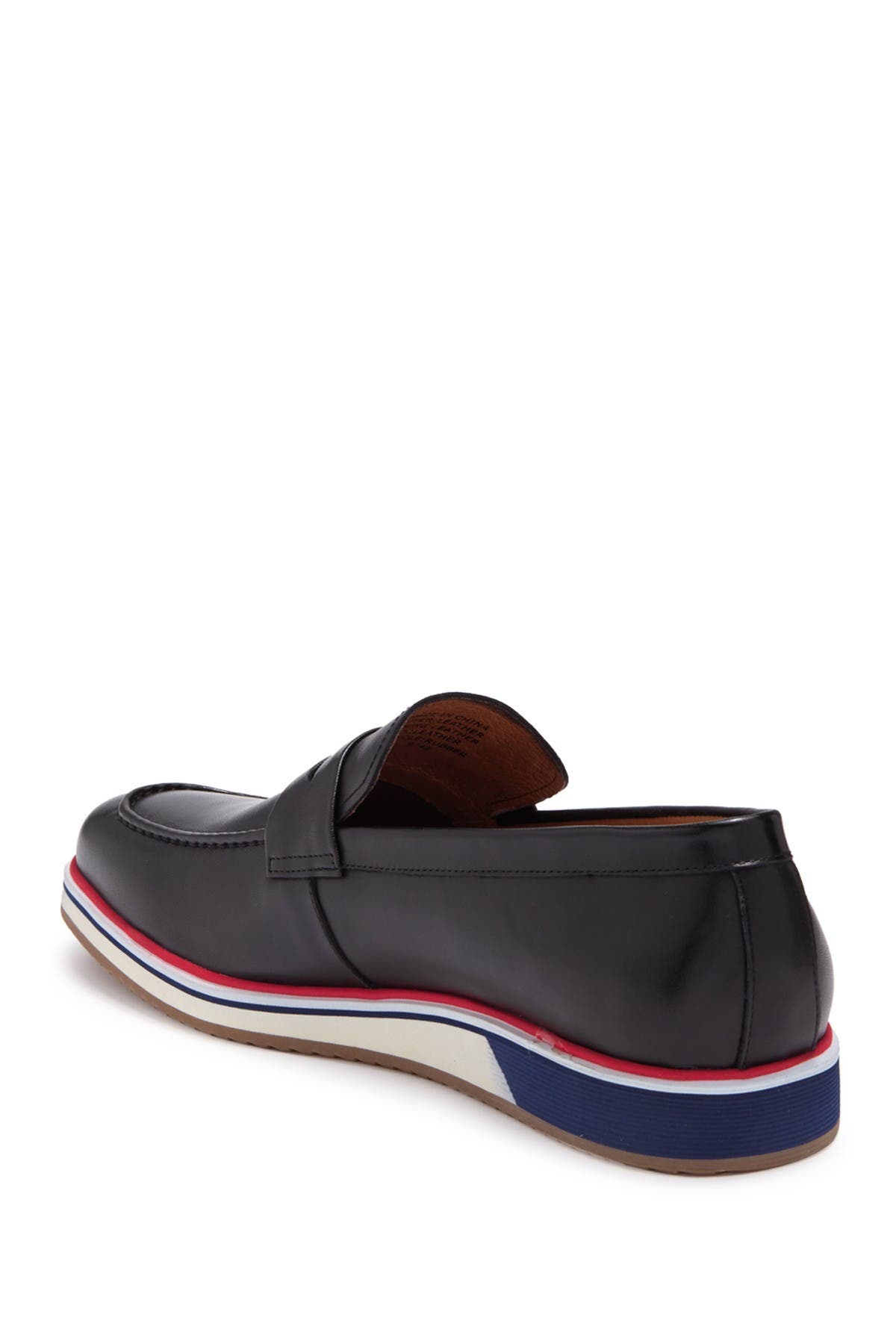 Ike Behar Max Striped Midsole Leather Loafer, Alternate, color, 