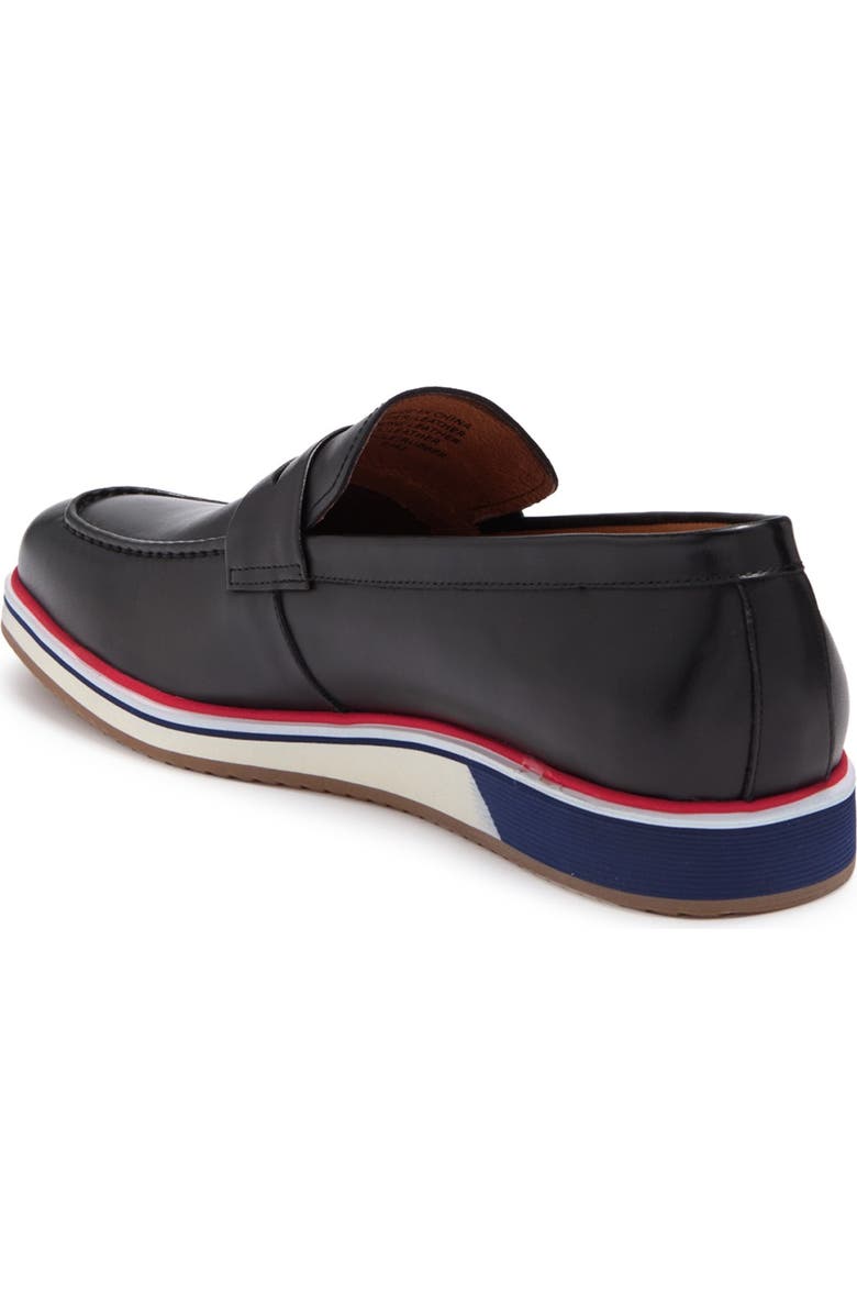 Ike Behar Max Striped Midsole Leather Loafer, Alternate, color,