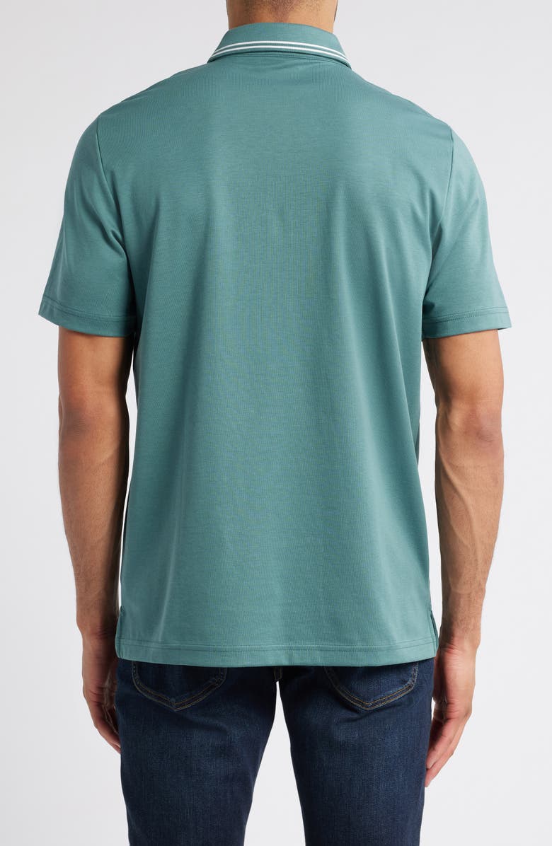 TravisMathew Patron Parade Polo, Alternate, color, Silver Pine