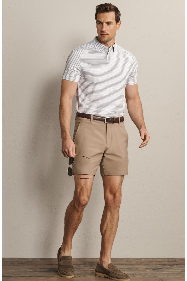 Nomad 7-Inch Tech Chino Shorts, Alternate, color, TEAK BROWN