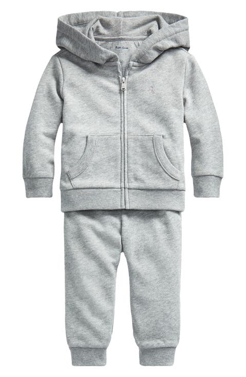 Atlantic French Terry Full Zip Hoodie & Joggers Set (Baby)