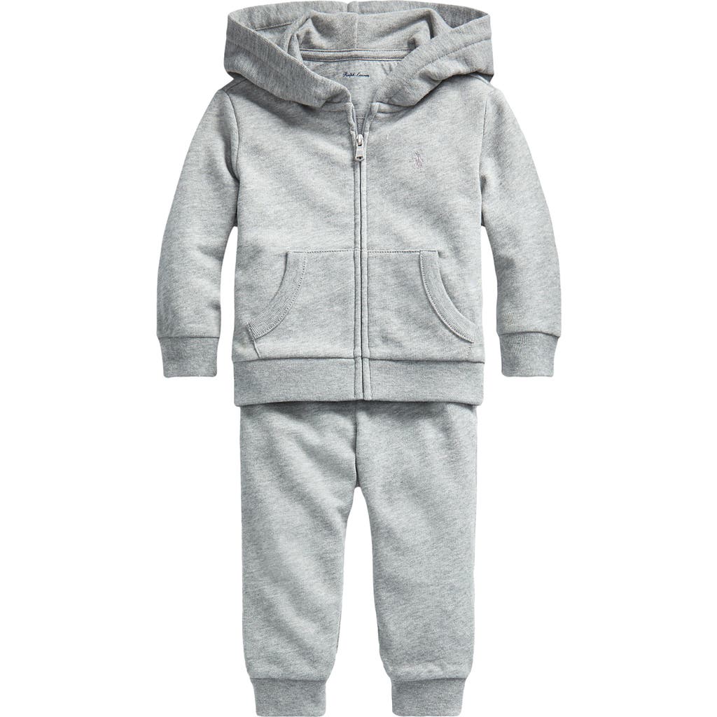 Shop Ralph Lauren Atlantic French Terry Full Zip Hoodie & Joggers Set