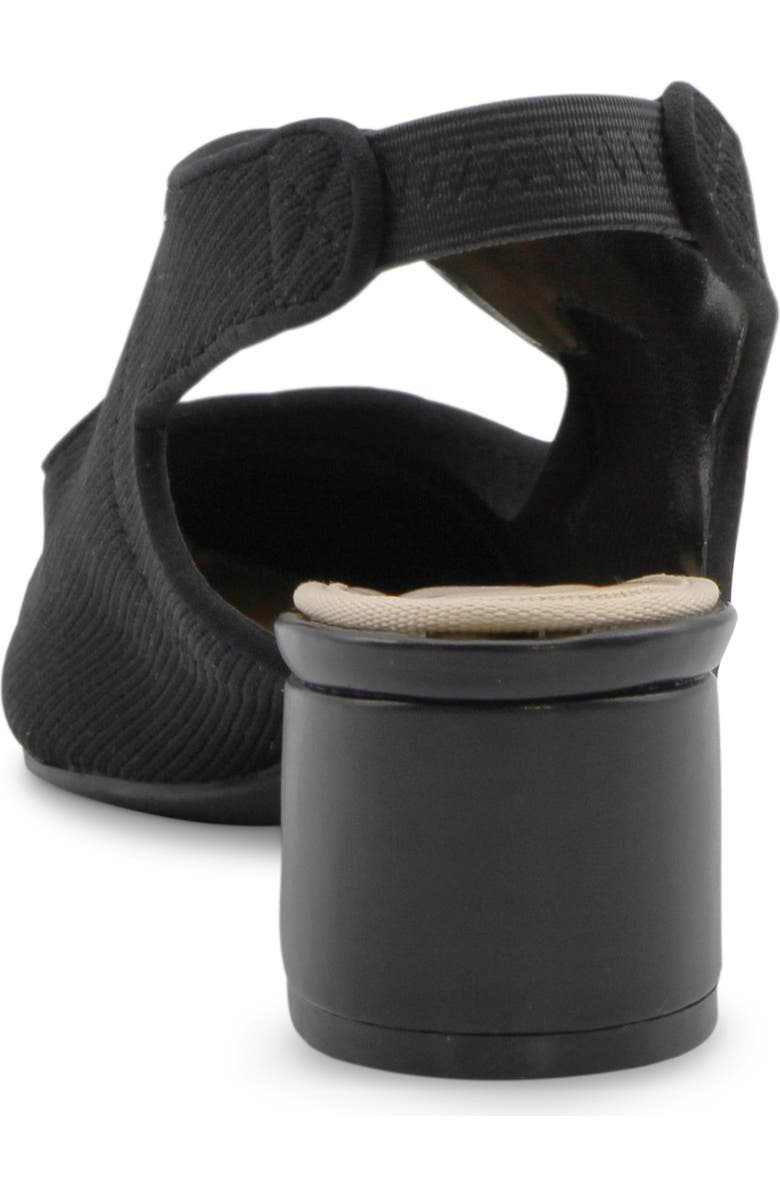 Adrienne Vittadini Goldie Slingback Pump, Alternate, color, Black Knit