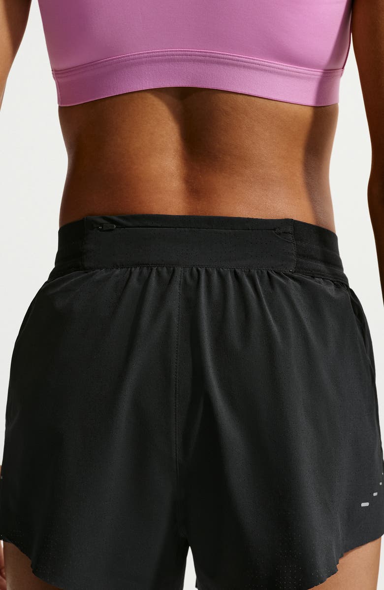 Nike Swift Breathe Performance Shorts, Alternate, color, Black/ Black/ White