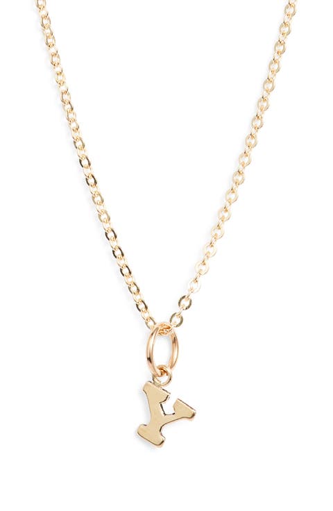 Initial Pendant Necklace