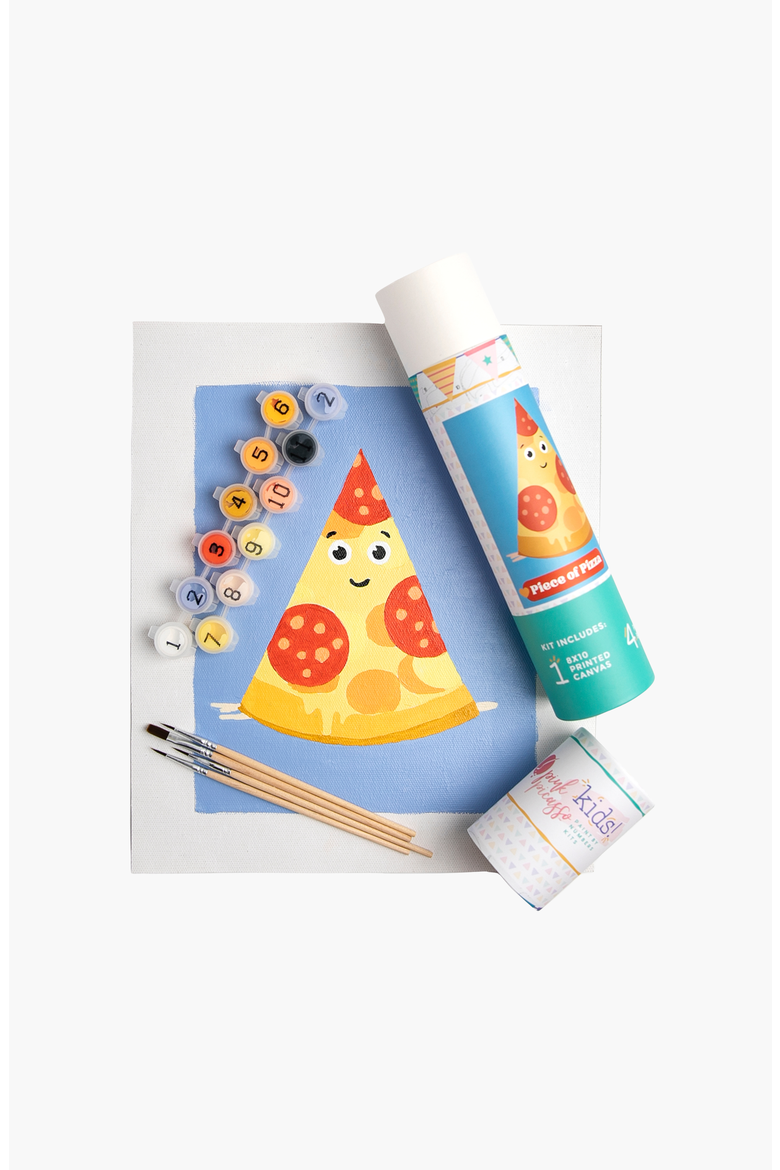 Piece of Pizza Paint by Numbers Kit, Main, color, Piece Of Pizza
