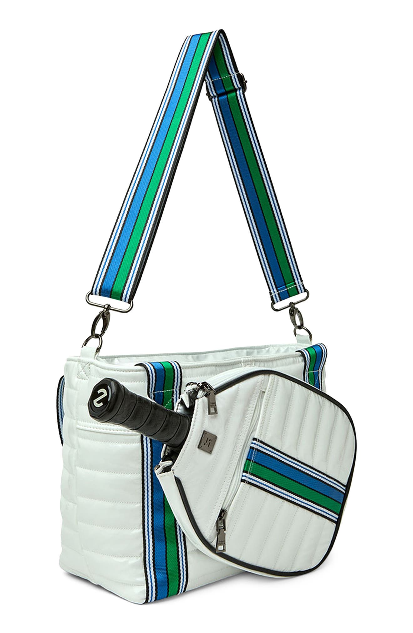 THINK ROYLN Ace of the Court Pickleball Bag, Alternate, color, White Patent