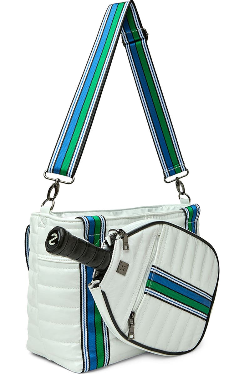 THINK ROYLN Ace of the Court Pickleball Bag, Alternate, color, White Patent