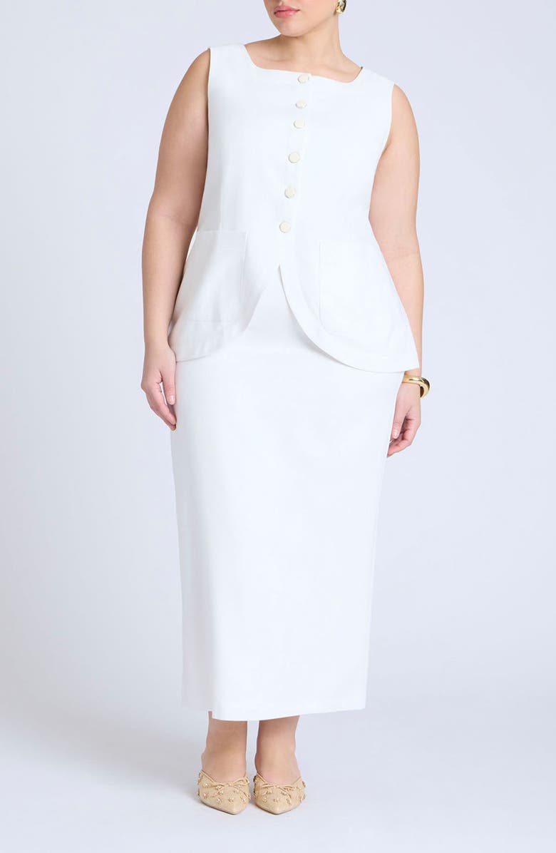 ELOQUII Column Maxi Skirt, Alternate, color,