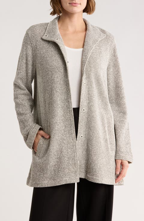 Stand Collar Organic Cotton Jacket