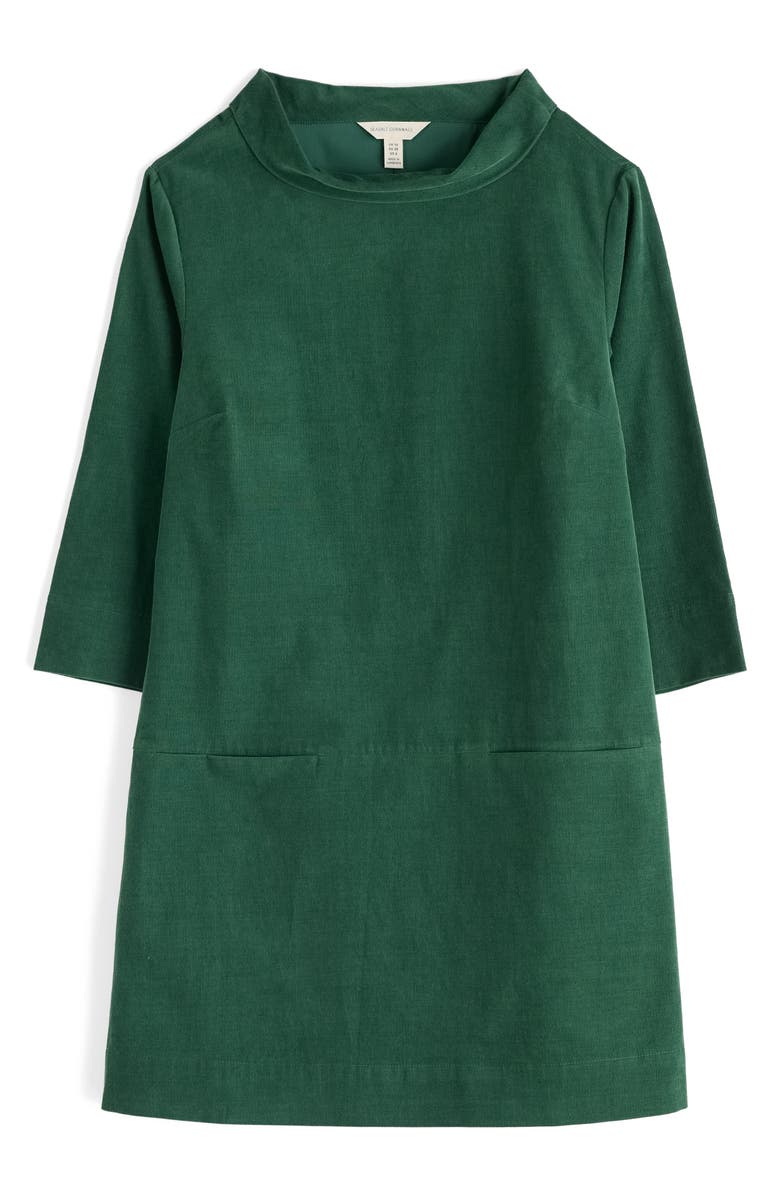 Seasalt Cornwall Sail by the Stars Organic Cotton Corduroy Tunic, Main, color, Dark Forage