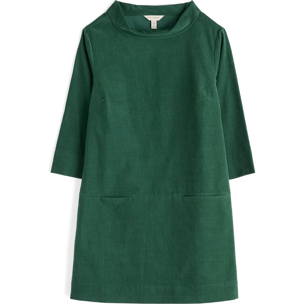 Seasalt Cornwall Sail By The Stars Organic Cotton Corduroy Tunic In Green