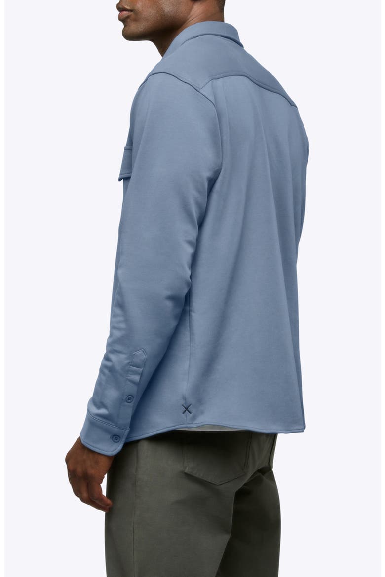 Hyperloop Overshirt, Alternate, color, CADET BLUE