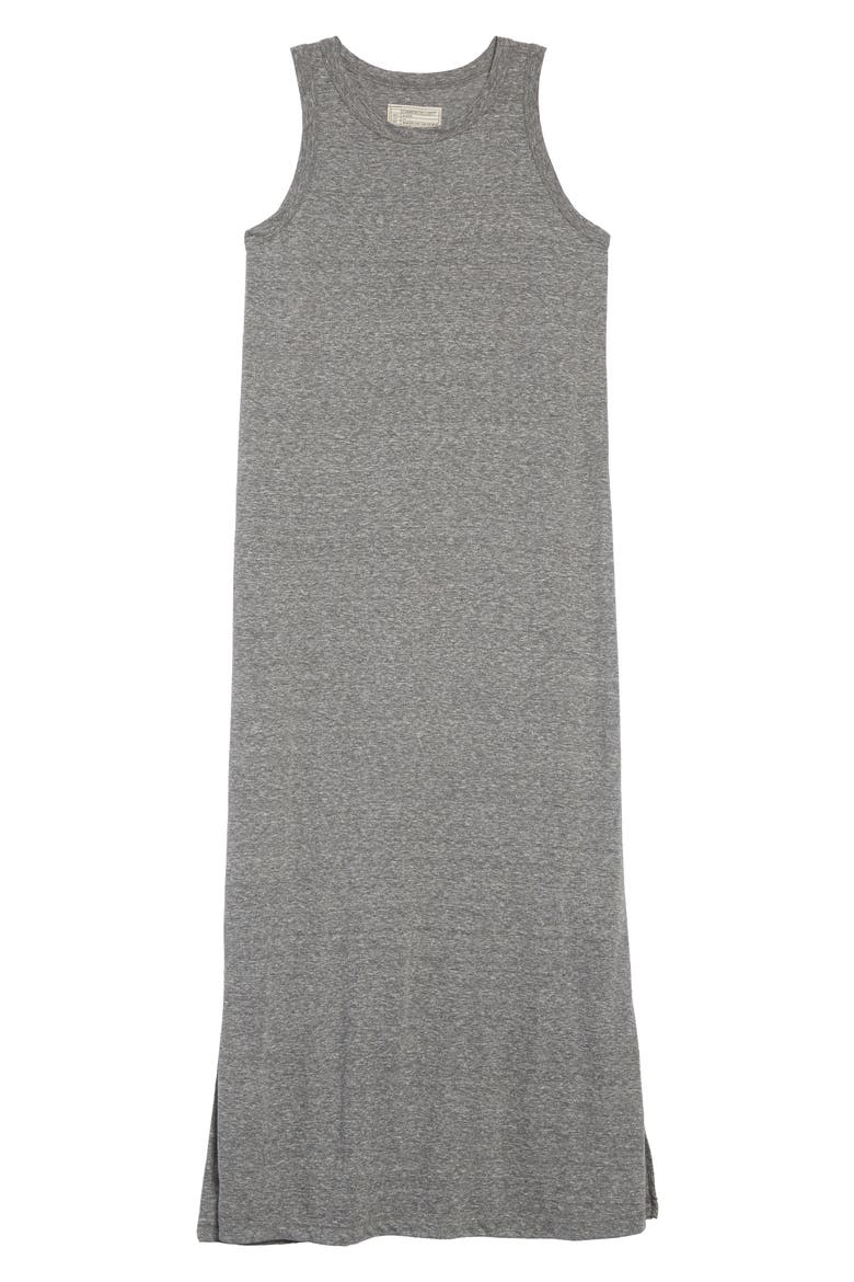 The Perfect Muscle Tee Dress, Alternate, color, HEATHER GREY