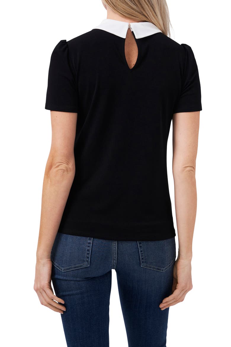 Tie Neck Top, Alternate, color, RICH BLACK