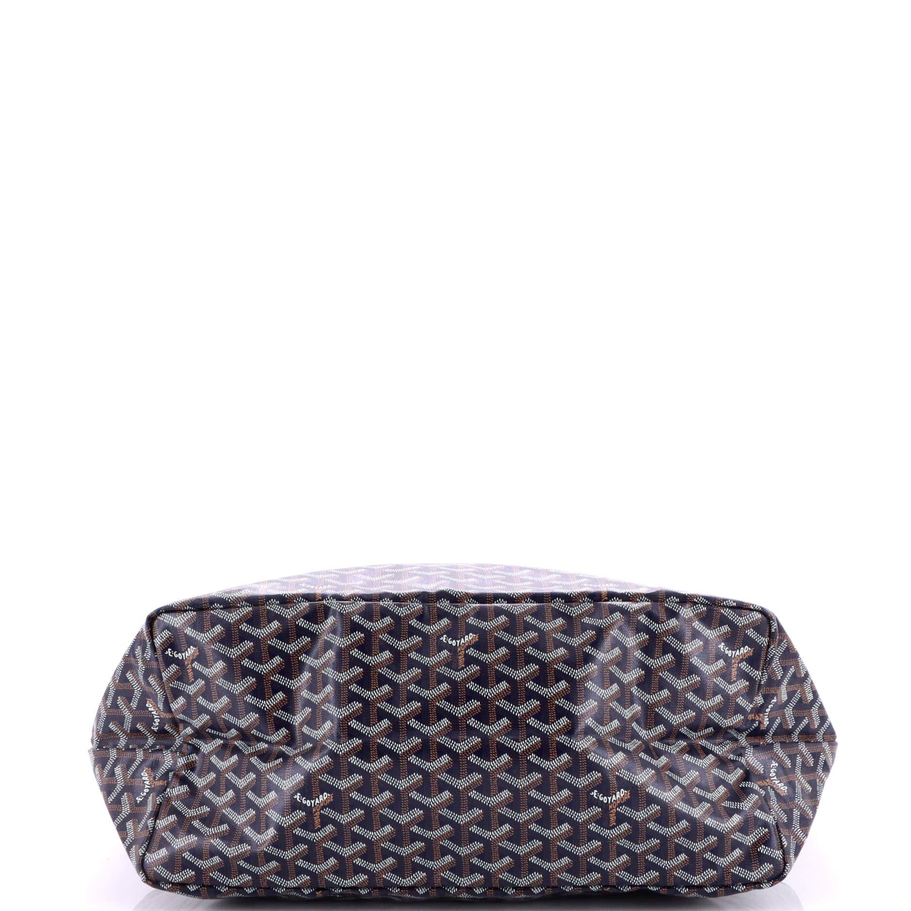 Pre-Owned Goyard Saint Louis Tote Coated Canvas GM, Alternate, color, Blue