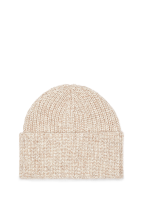 Rib knit beanie