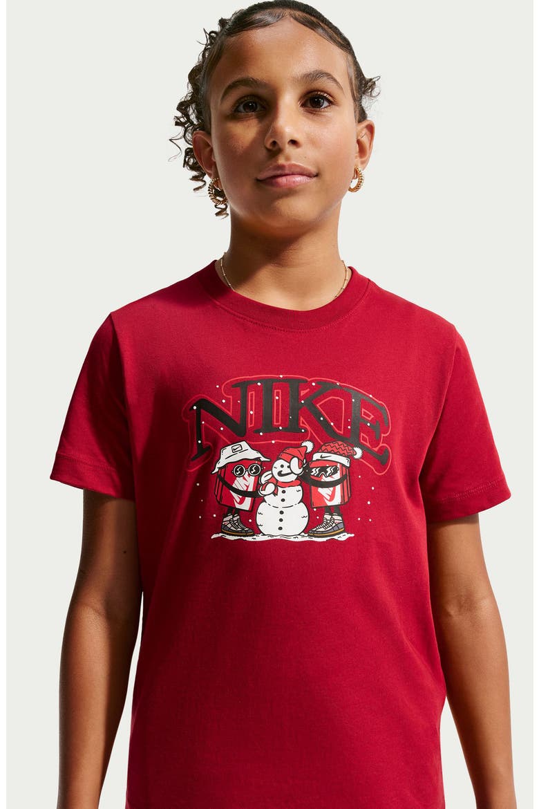 Kids' Nike Sportswear Graphic T-Shirt, Alternate, color, TOUGH RED