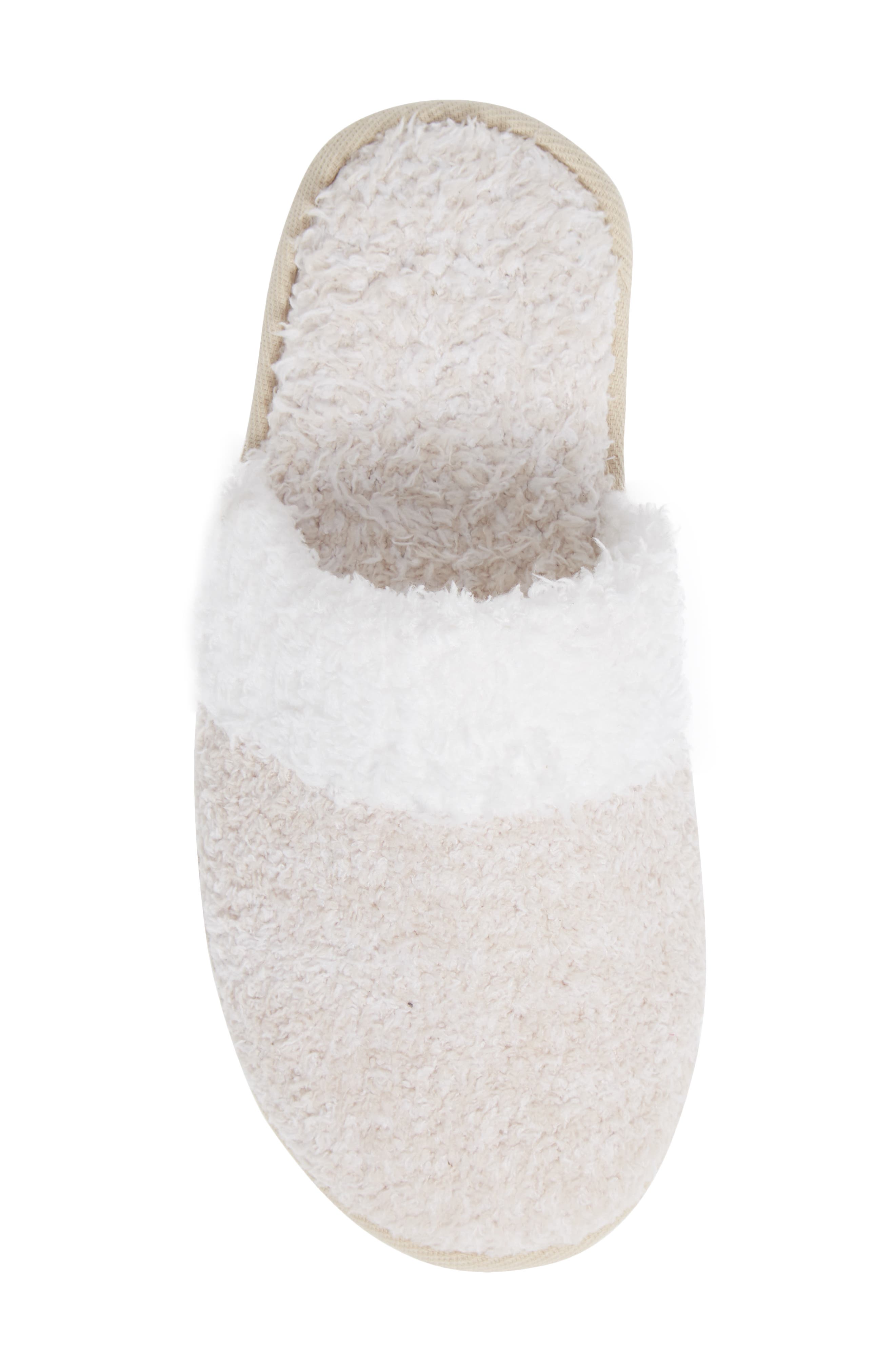 CozyChic™ Malibu Slipper, Alternate, color, HEATHERED STONE/ WHITE