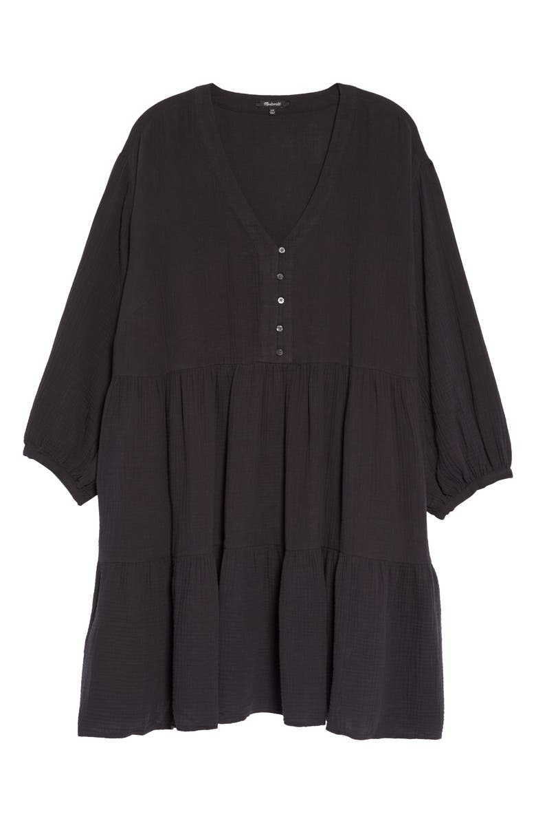 Madewell Colette Lightspun Long Sleeve Dress, Alternate, color, 