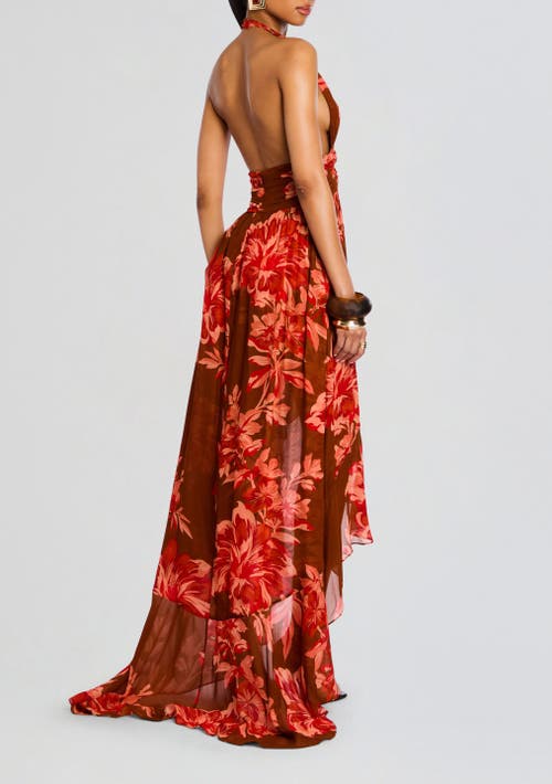 Retroféte Nylah Dress In Geranium Reverie