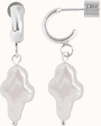 Joiana Jewelry Mini Pearl Cross Earrings