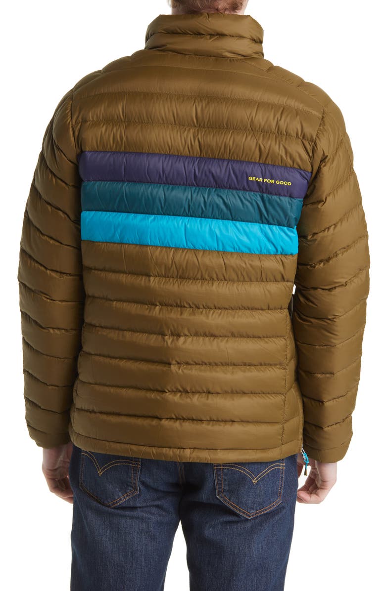 Cotopaxi Fuego Water Resistant 800 Fill Power Down Half Zip Jacket, Alternate, color,