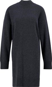 Barbour Serena Oversize Long Sleeve Mock Neck Sweater Dress