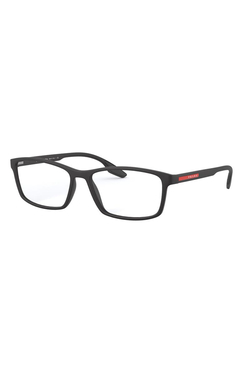 Prada Linea Rossa 54mm Optical Glasses, Alternate, color,