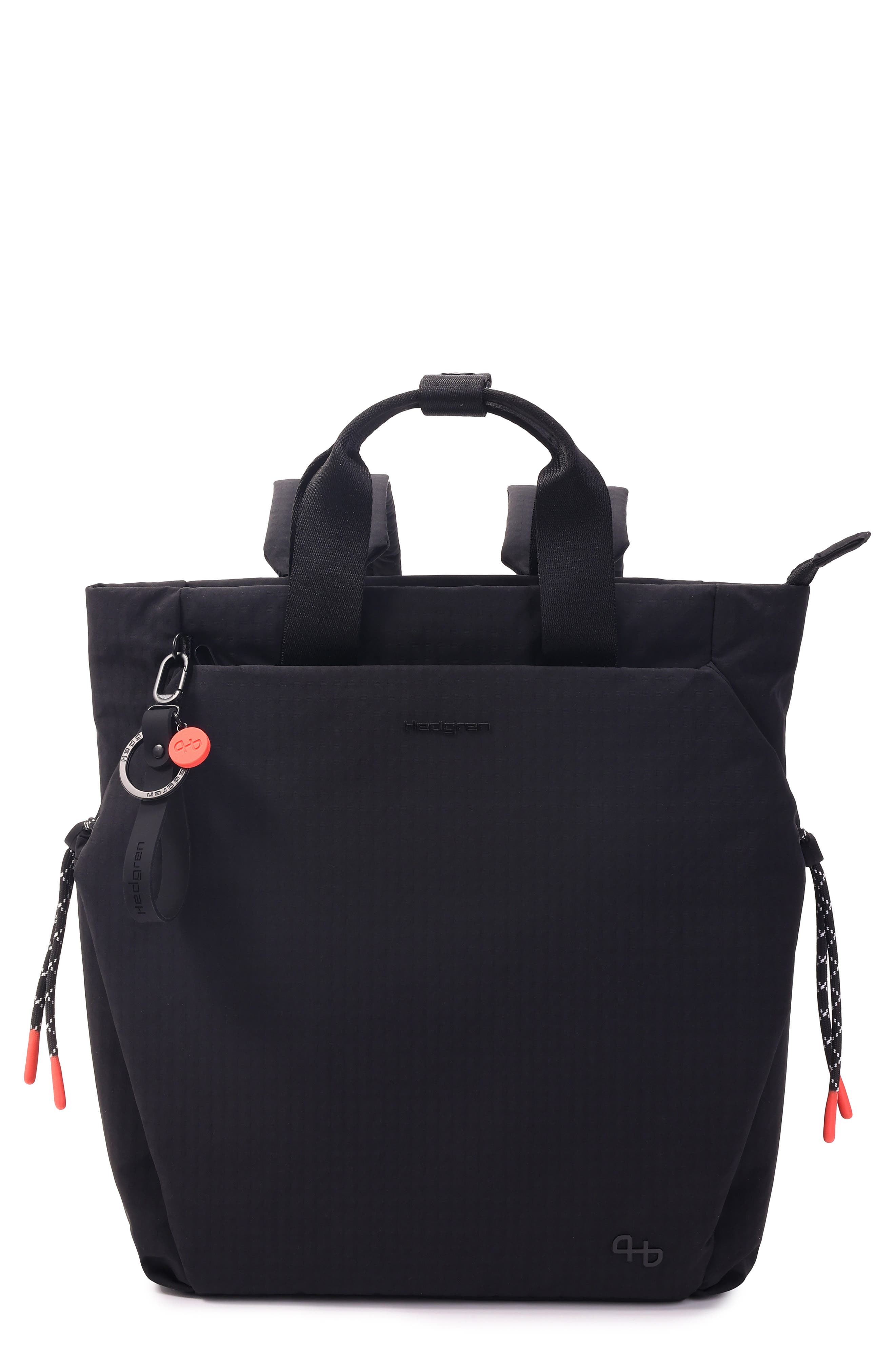 Hedgren Norio Water Repellent Backpack, Main, color, Black